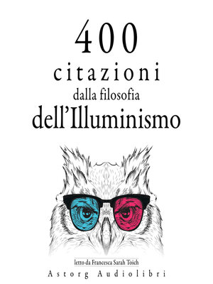 cover image of 400 citazioni dalla filosofia dell'Illuminismo